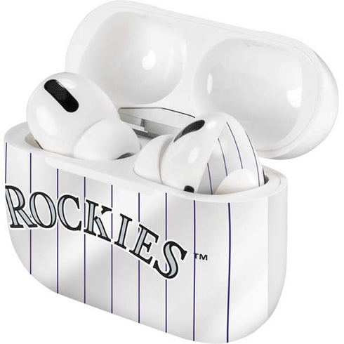 MLB Colorado Rockies Home Jersey Apple AirPods Pro Skin