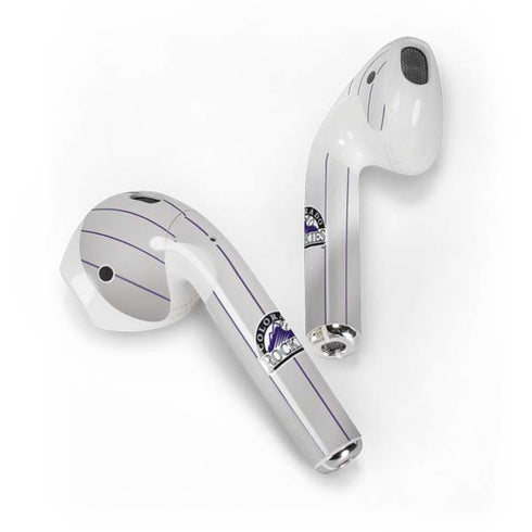 MLB Colorado Rockies Home Jersey Apple AirPods Skin