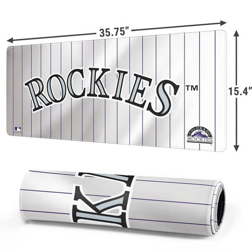 MLB Colorado Rockies Home Jersey Gaming Mouse Pad