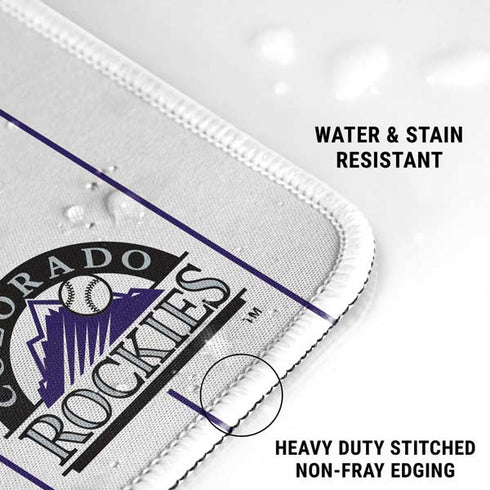 MLB Colorado Rockies Home Jersey Gaming Mouse Pad