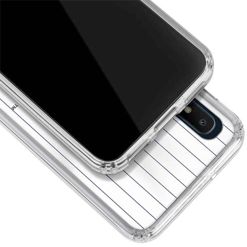 MLB Colorado Rockies Home Jersey Galaxy A10e Clear Case