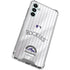 MLB Colorado Rockies Home Jersey Galaxy A13 5G Clear Case