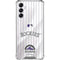 MLB Colorado Rockies Home Jersey Galaxy A14 5G Clear Case