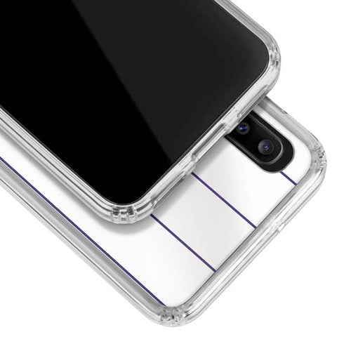 MLB Colorado Rockies Home Jersey Galaxy A20 Clear Case