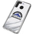 MLB Colorado Rockies Home Jersey Galaxy A21 Clear Case