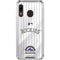 MLB Colorado Rockies Home Jersey Galaxy A30 Clear Case
