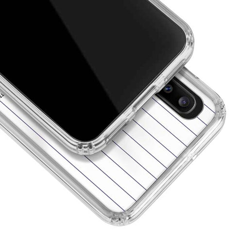 MLB Colorado Rockies Home Jersey Galaxy A30 Clear Case