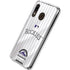 MLB Colorado Rockies Home Jersey Galaxy A30 Clear Case