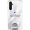 MLB Colorado Rockies Home Jersey Galaxy A54 5G Clear Case