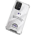 MLB Colorado Rockies Home Jersey Galaxy A72 5G Clear Case