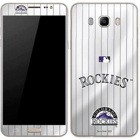 MLB Colorado Rockies Home Jersey Galaxy J7 Skin