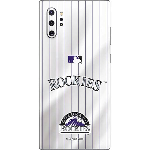 MLB Colorado Rockies Home Jersey Galaxy Note 10 Plus Skin
