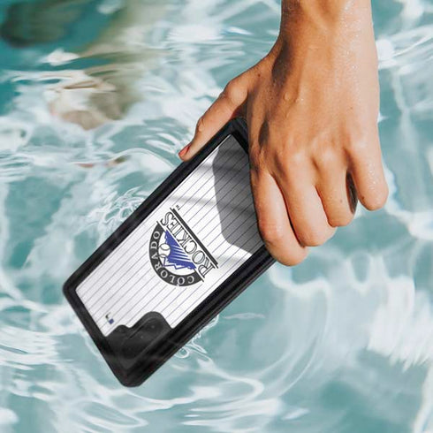 MLB Colorado Rockies Home Jersey Galaxy Note 10 Waterproof Case