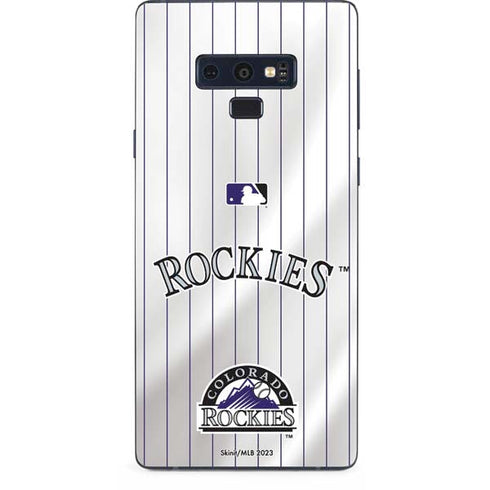MLB Colorado Rockies Home Jersey Galaxy Note 9 Skin