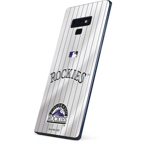 MLB Colorado Rockies Home Jersey Galaxy Note 9 Skin