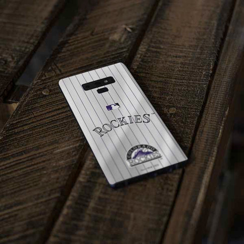 MLB Colorado Rockies Home Jersey Galaxy Note 9 Skin