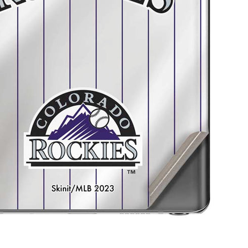 MLB Colorado Rockies Home Jersey Galaxy Note20 5G Skin