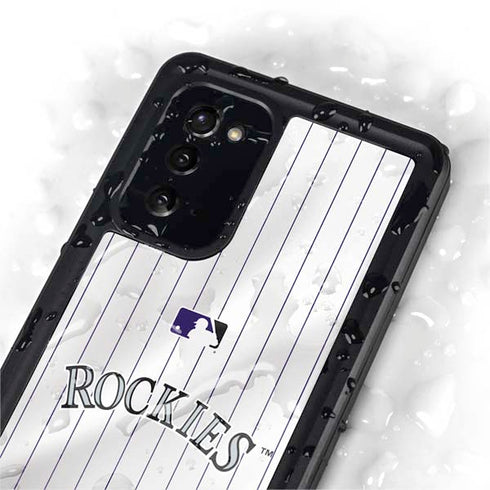 MLB Colorado Rockies Home Jersey Galaxy Note20 5G Waterproof Case