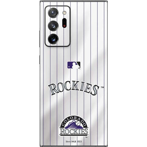 MLB Colorado Rockies Home Jersey Galaxy Note20 Ultra 5G Skin