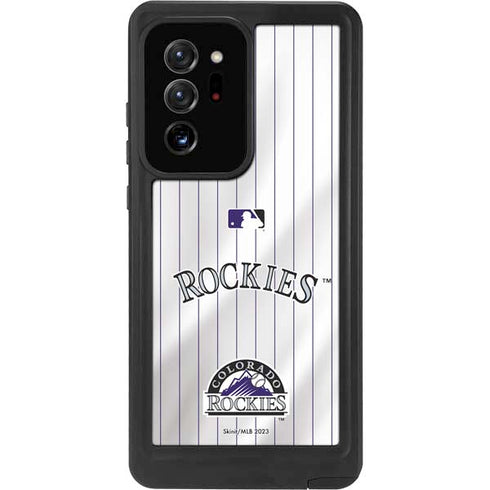 MLB Colorado Rockies Home Jersey Galaxy Note20 Ultra 5G Waterproof Case
