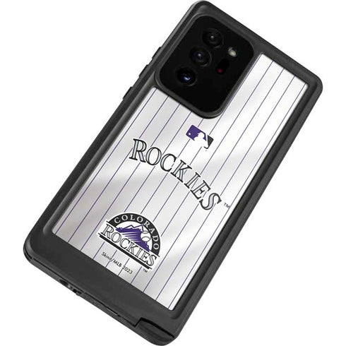 MLB Colorado Rockies Home Jersey Galaxy Note20 Ultra 5G Waterproof Case