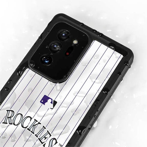 MLB Colorado Rockies Home Jersey Galaxy Note20 Ultra 5G Waterproof Case