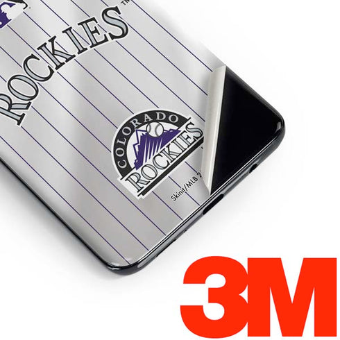 MLB Colorado Rockies Home Jersey Galaxy S10 Skin