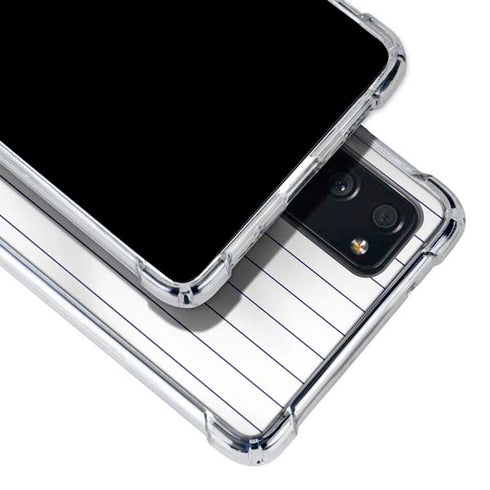 MLB Colorado Rockies Home Jersey Galaxy S20 FE Clear Case