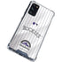 MLB Colorado Rockies Home Jersey Galaxy S20 FE Clear Case