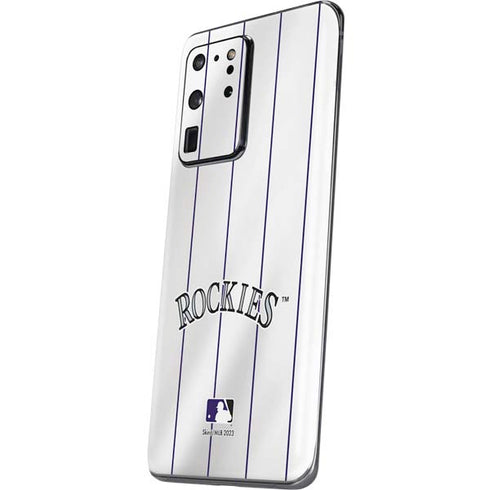 MLB Colorado Rockies Home Jersey Galaxy S20 Ultra 5G Skin