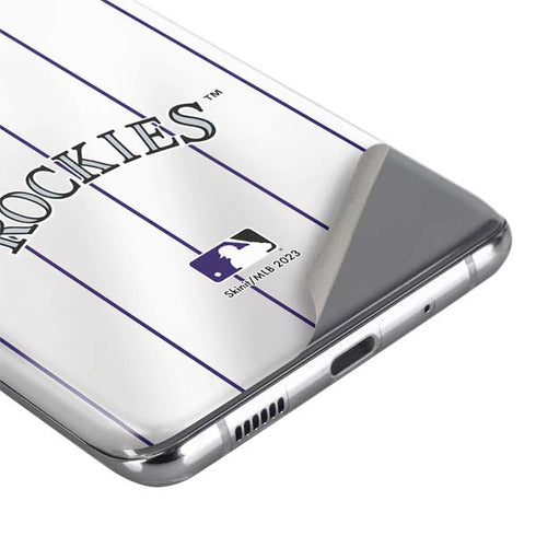MLB Colorado Rockies Home Jersey Galaxy S20 Ultra 5G Skin