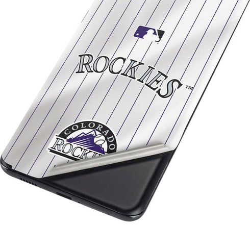 MLB Colorado Rockies Home Jersey Galaxy S21 5G Skin
