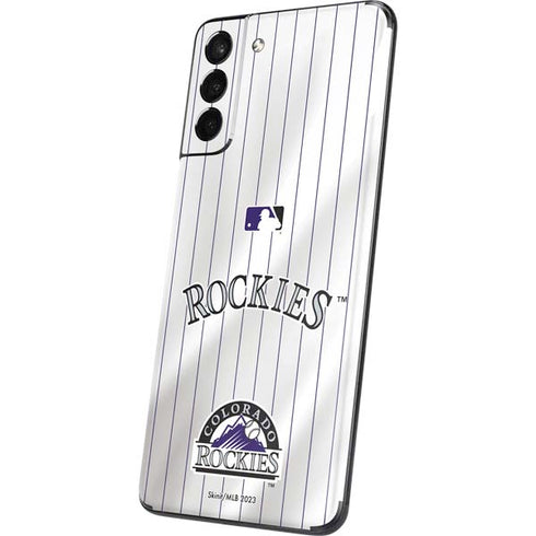 MLB Colorado Rockies Home Jersey Galaxy S21 Plus 5G Skin
