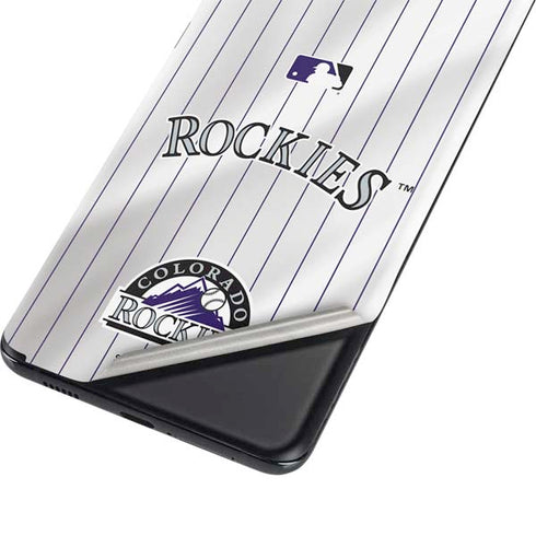 MLB Colorado Rockies Home Jersey Galaxy S21 Plus 5G Skin