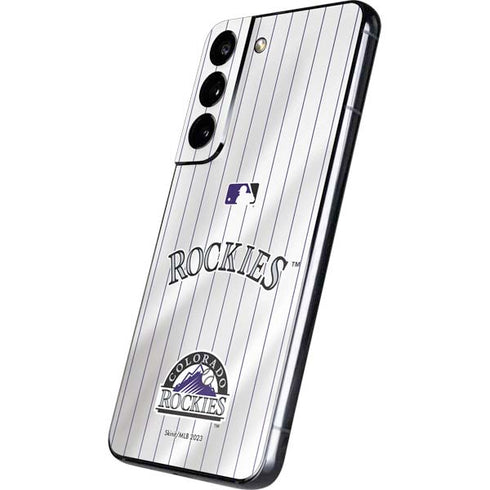 MLB Colorado Rockies Home Jersey Galaxy S22 Skin