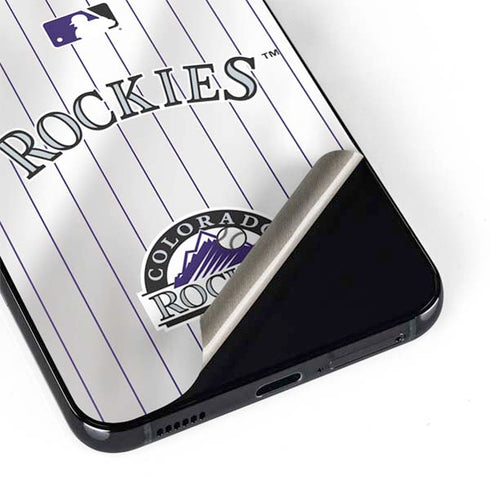 MLB Colorado Rockies Home Jersey Galaxy S22 Skin