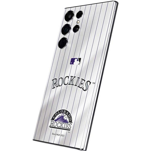 MLB Colorado Rockies Home Jersey Galaxy S22 Ultra Skin