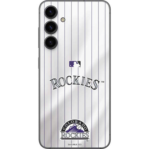 MLB Colorado Rockies Home Jersey Galaxy S23 FE Skin