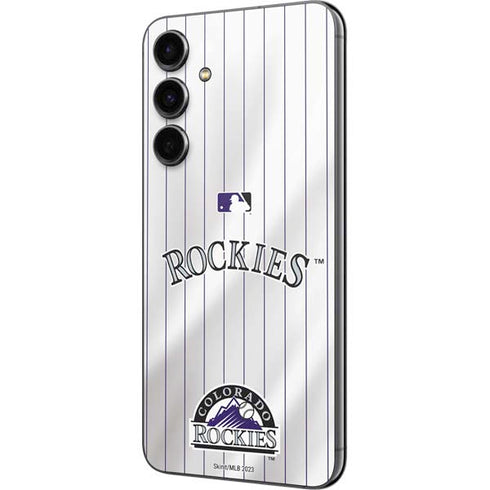 MLB Colorado Rockies Home Jersey Galaxy S23 FE Skin