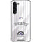 MLB Colorado Rockies Home Jersey Galaxy S23 Plus Clear Case