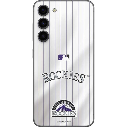 MLB Colorado Rockies Home Jersey Galaxy S23 Plus Skin