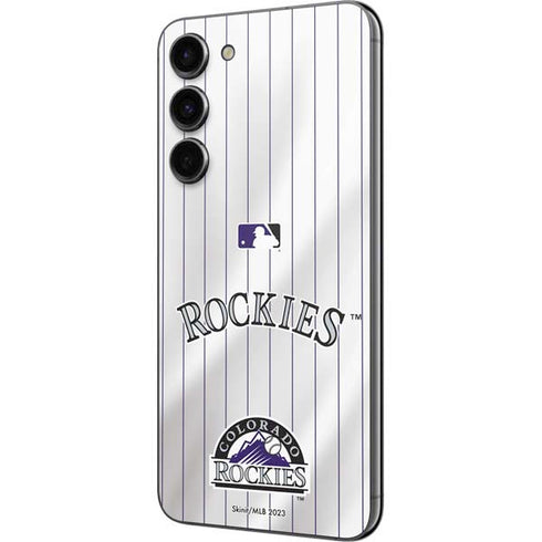 MLB Colorado Rockies Home Jersey Galaxy S23 Plus Skin