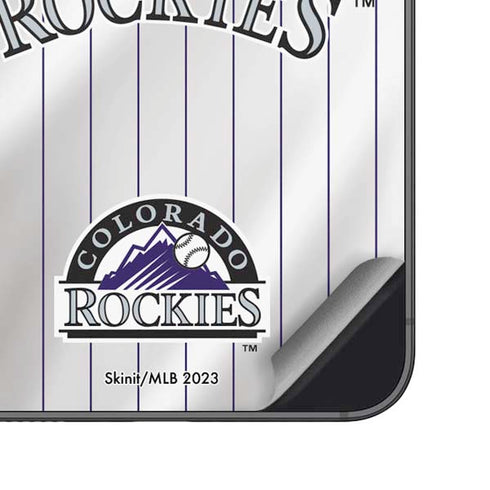 MLB Colorado Rockies Home Jersey Galaxy S23 Plus Skin