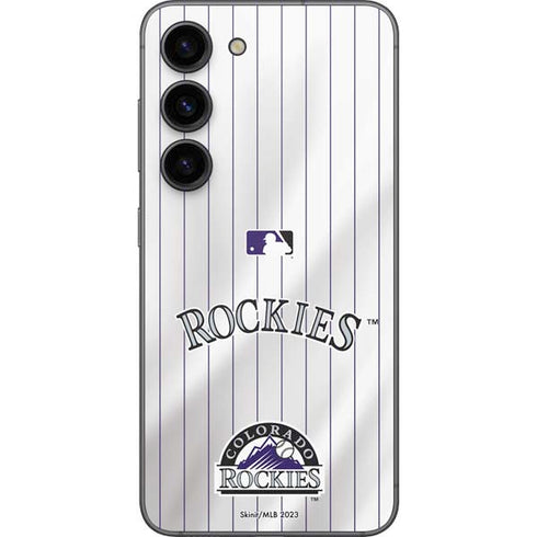 MLB Colorado Rockies Home Jersey Galaxy S23 Skin