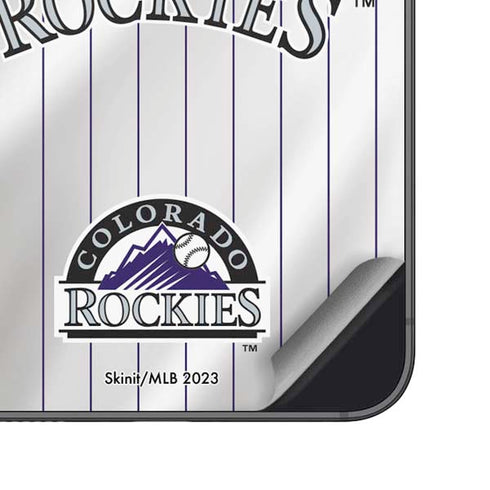 MLB Colorado Rockies Home Jersey Galaxy S23 Skin