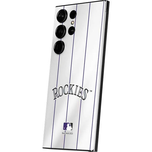 MLB Colorado Rockies Home Jersey Galaxy S23 Ultra Skin