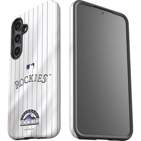 MLB Colorado Rockies Home Jersey Galaxy S24 Impact Case