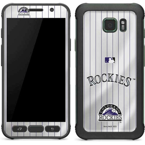 MLB Colorado Rockies Home Jersey Galaxy S7 Active Skin