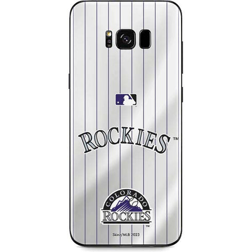 MLB Colorado Rockies Home Jersey Galaxy S8 Skin