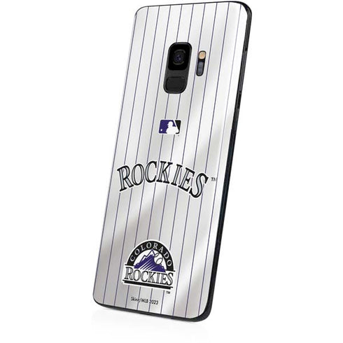 MLB Colorado Rockies Home Jersey Galaxy S9 Skin
